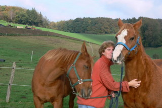 Regine und ihre Pferde